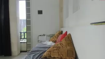 coy_amina chaturbate Hot chick caresses big ass