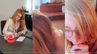 Strawberrykisses99 onlyfans sextapes her ass on webcam