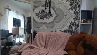 ManyVids NaughtyNini Cute chick jerking her pussy with a phallus