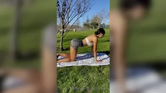 Scarlet Silva onlyfans Enchanting young lady exposes hanging breasts