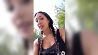 Scarlet Silva onlyfans Slender babe masturbates pussy