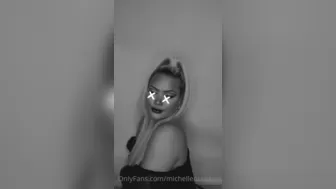 Michellen Cristina onlyfans Flat-chested girl touches boobs and pulls pussy