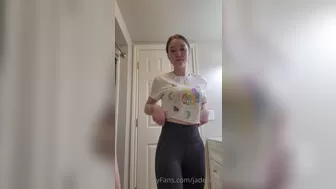 Jade Love aka jade.love onlyfans  gently fucks her ass toy