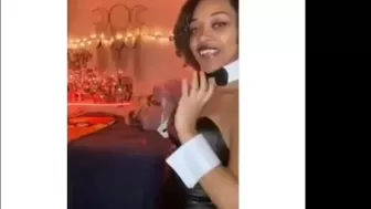 charannelove onlyfans Beauty in stockings jerking her pussy with a phallus