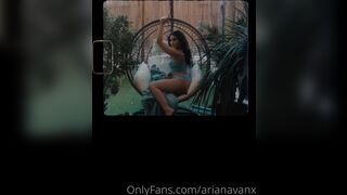 Ariana Van onlyfans Openwork passion undress and pussy pulls