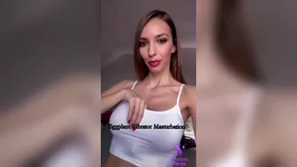 Sweet Bunny aka sweet_bunnyxxx onlyfans  bosome chick eagerly absorbs dildo