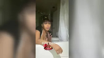 onlyfans porn onlyfans Black-haired lady caresses boobs
