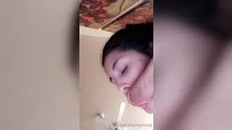 Natalie Monroe aka nataliemonroe onlyfans  showed pussy on the street