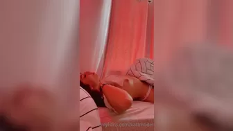 kattmodel onlyfans Impressive passion masturbates both holes