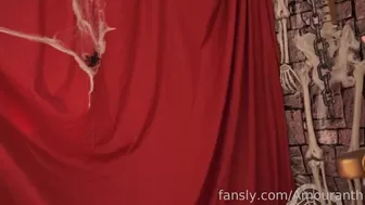 Amouranth onlyfans Naughty brunette fucks with a dildo