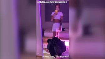 queensiyeon onlyfans Hot babe fucks both holes