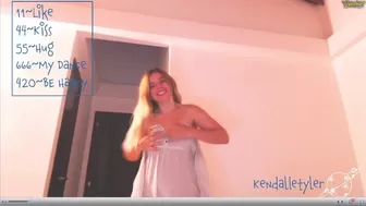Kendall Tyler chaturbate  bitch with big tits rides vagina toy