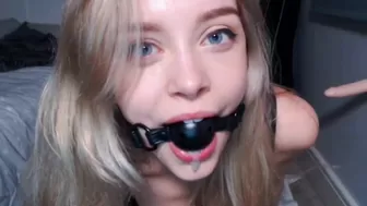 KittyCashew_ Club Recording ball gag