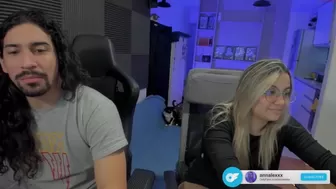 kkandcc chaturbate  in torn pantyhose and sex machine