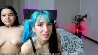 sky_dominika chaturbate Hot girl fucking both slits