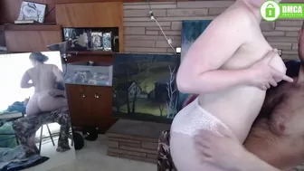 hairandmuscle The naughty dolly jerks off her pussy with a phallus
