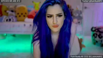 kati3kat Chick in stockings erotic masturbates