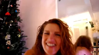 gingermfc Young bitch fucks both holes