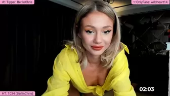 yveline 24-01-2022 performance webcam masturbation
