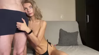 l-0l-july Openwork blonde erotically moving in fornt of the camera