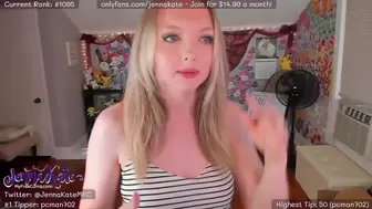 jennakate Curvy lady fingering pussy