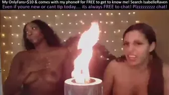 isabelleraven Cute chick jerking her pussy with a phallus