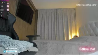 aliessia Radiant takes off her panties