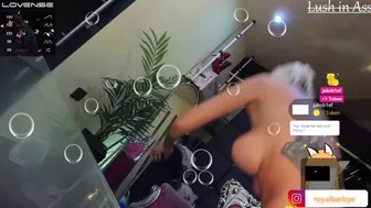 royalsquirt_ chaturbate Cute little doll caresses big boobs