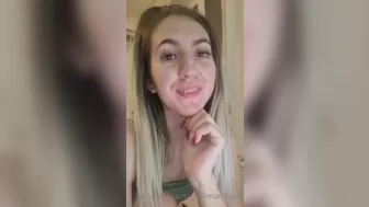 Anne Your Dirtiest Queen aka annemanifique onlyfans busty babe gently pulls pussy