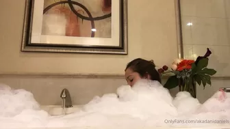 Dani Daniels aka akadanidaniels onlyfans slender beauty caresses sex lips