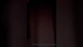 Luna Star aka cutelunastar onlyfans  pissing a little leaning on the back of the chair