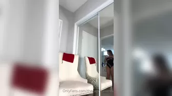 Capri Cavanni aka capricavanni onlyfans a cool lady is dancing a striptease slowly