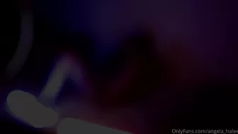 Angela Halee aka angela_halee onlyfans gorgeous lady caresses big boobs
