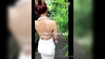 imhotnurse onlyfans busty young lady caresses shaved cunt