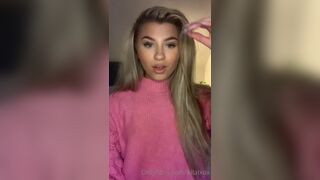 ellalxox onlyfans big tit teases her pussy with a phallus