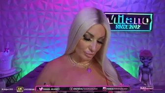 tamaramilano chaturbate big breasted bitch gently caresses her cunt