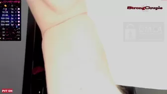 strong1couple chaturbate white-haired shmara posing in lingerie